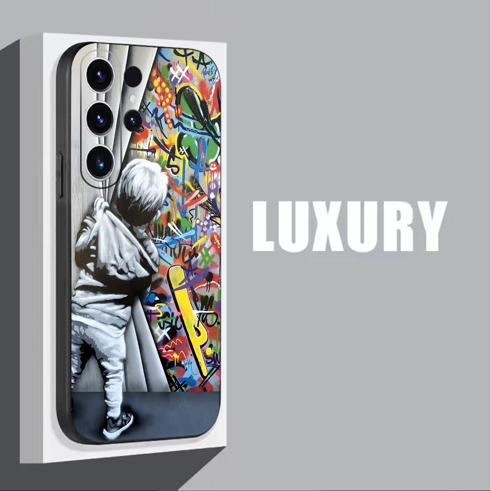 Banksy Graffiti Sanat Telefon  - Samsung Galaxy S25 incelemesi ve fiyatı